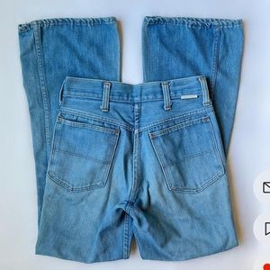 70s wide leg/flare jeans